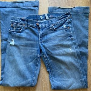 Wide leg designer jean